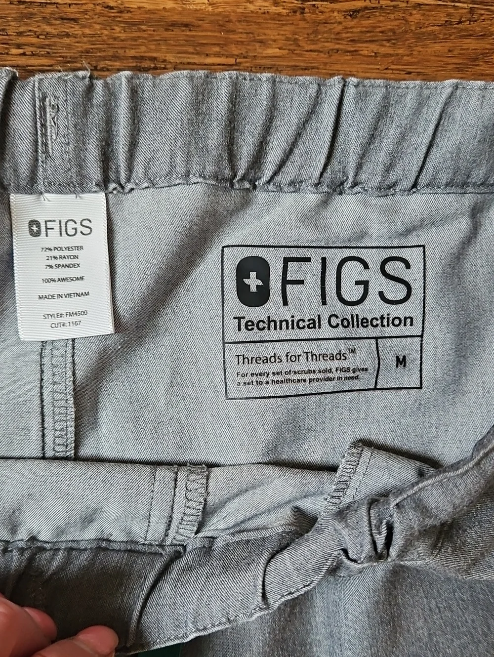 Figs Mens Medium Technical Collection Scrubs Pisco Basic